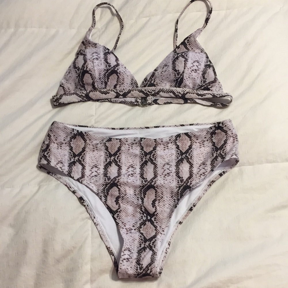 Snakeskin bikini
